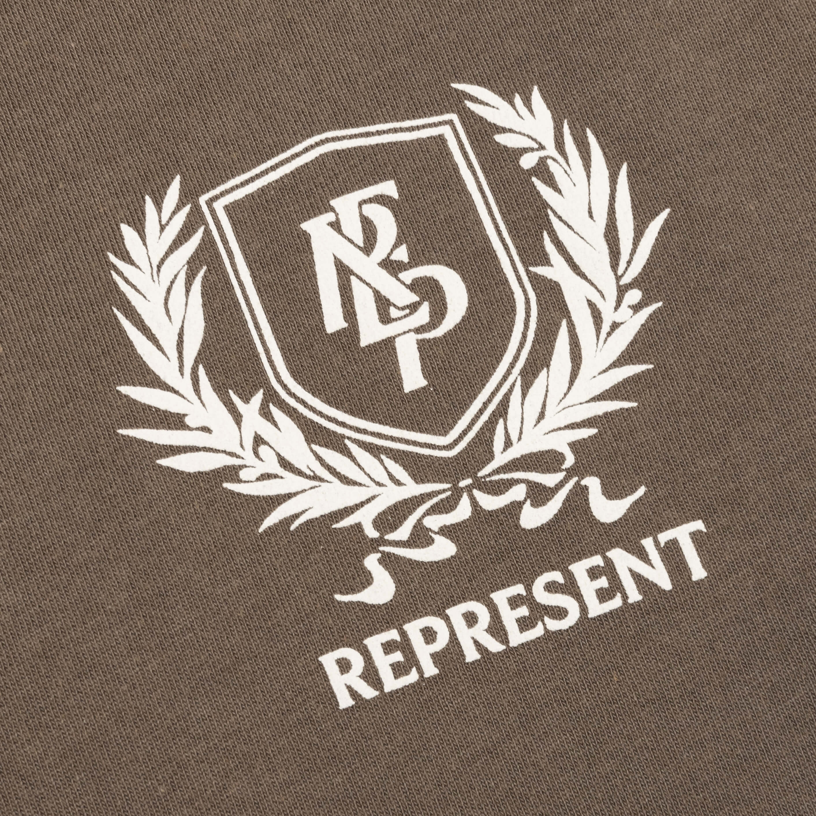 Crest T-Shirt - Dark Taupe - Image 3