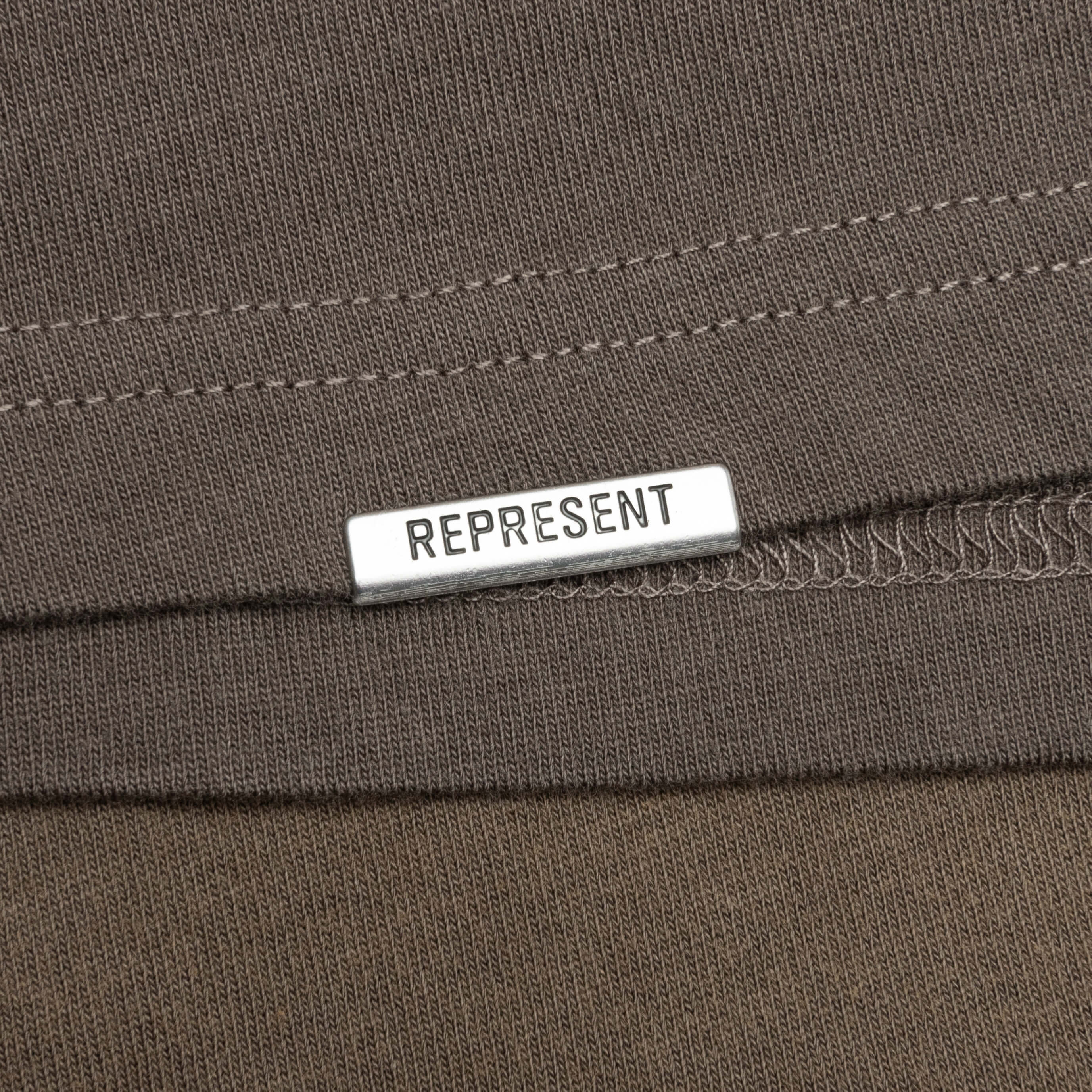 Crest T-Shirt - Dark Taupe - Image 4