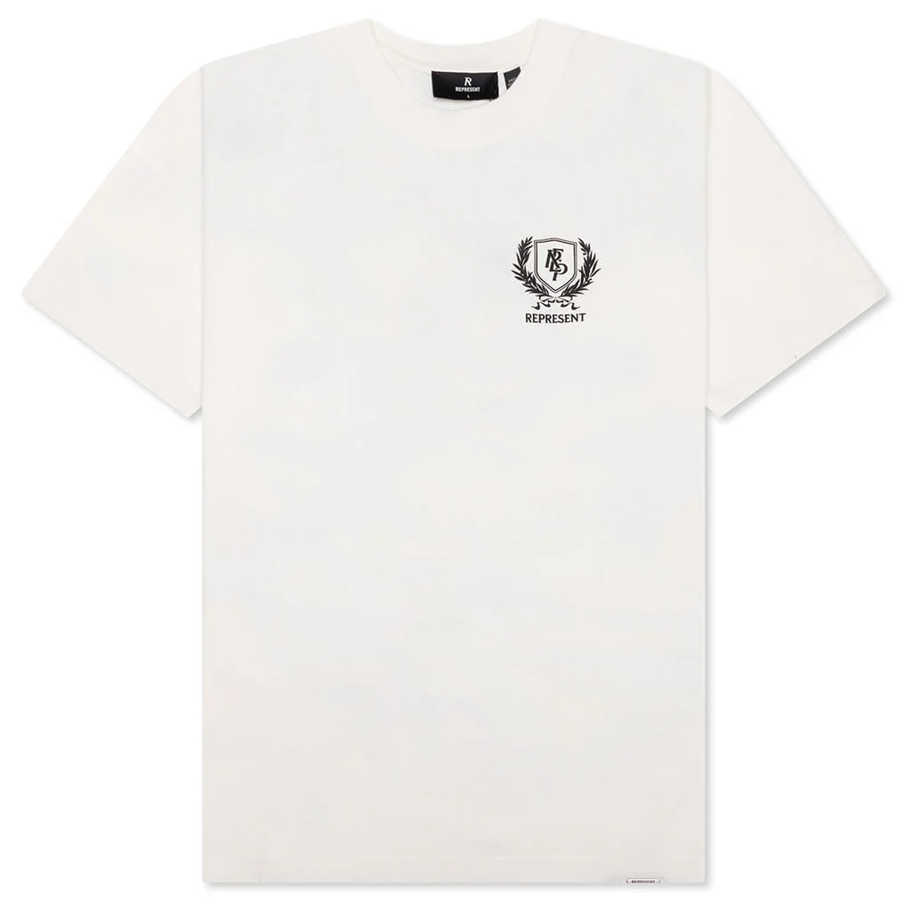 Crest T-Shirt - Flat White