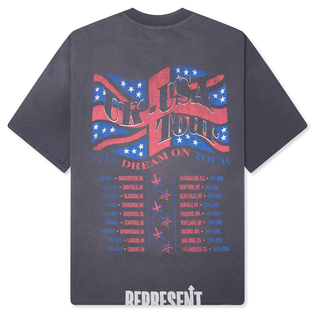 Dream On Tour T-Shirt - Sun Fade Grey - Image 2