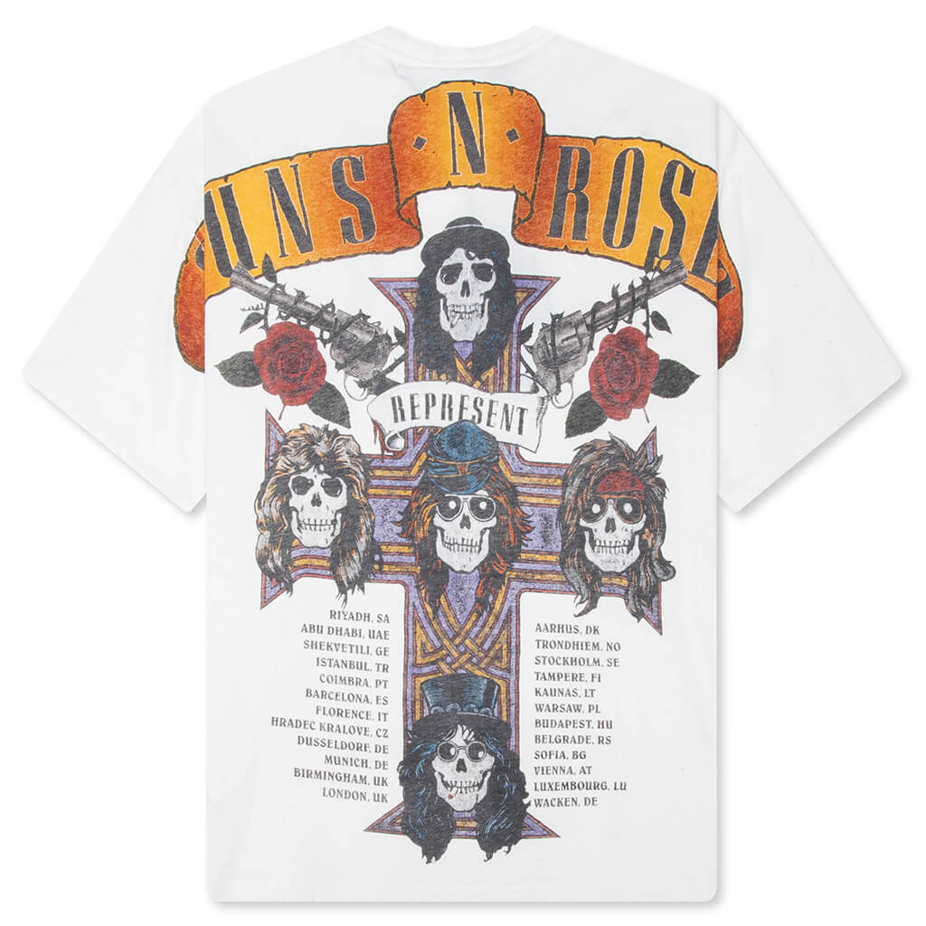 Represent x Guns N' Roses Tour T-Shirt - Flat White - Image 2