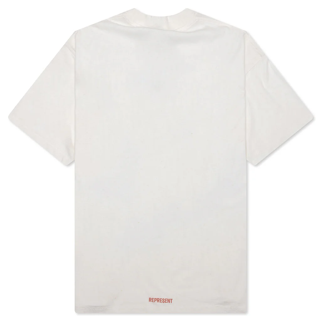 Initial Star T-Shirt - Flat White - Image 2