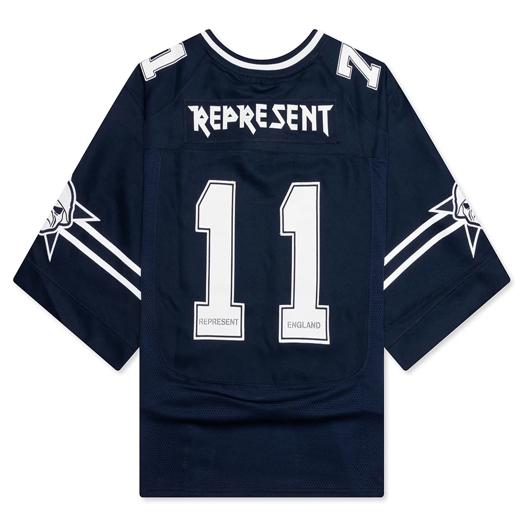 Represent x Iron Maiden Anniversary Jersey - Mid Blue - Image 2