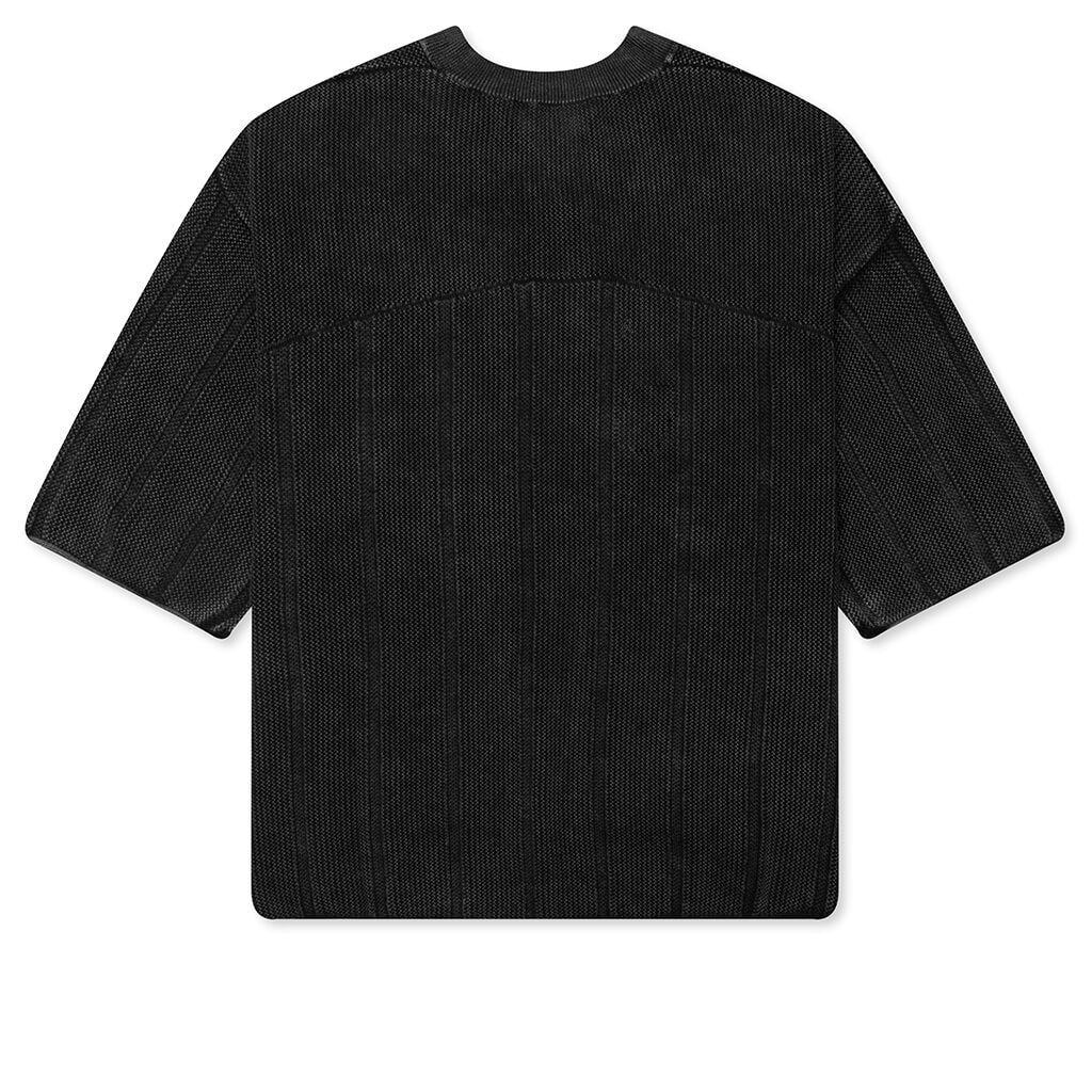 Knitted Varsity Jersey - Vintage Grey - Image 2