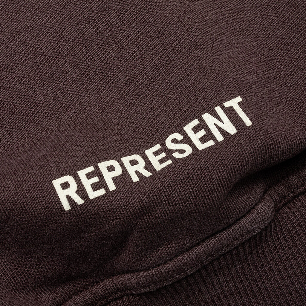 Masking Tape Initial Zip Hoodie - Cedar - Image 5