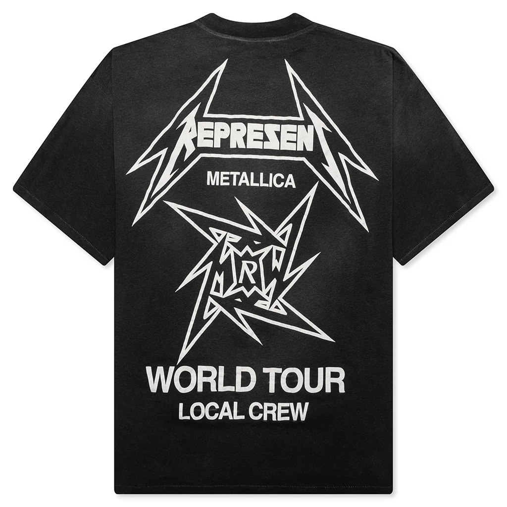 Metallica 40 Year Anniversary S/S T-Shirt - Stained Black - Image 2
