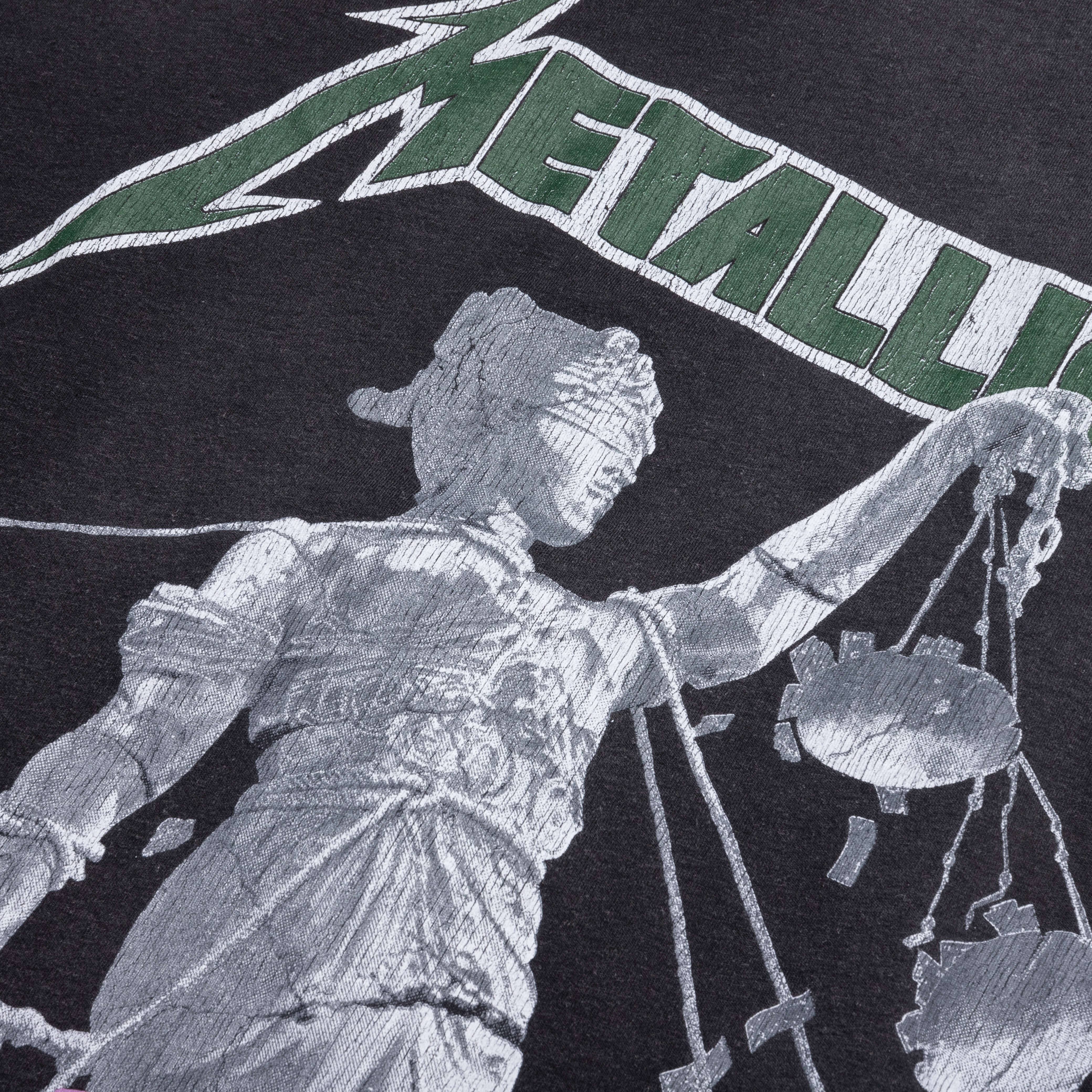 Metallica Justice S/S T-Shirt - Stained Black - Image 3