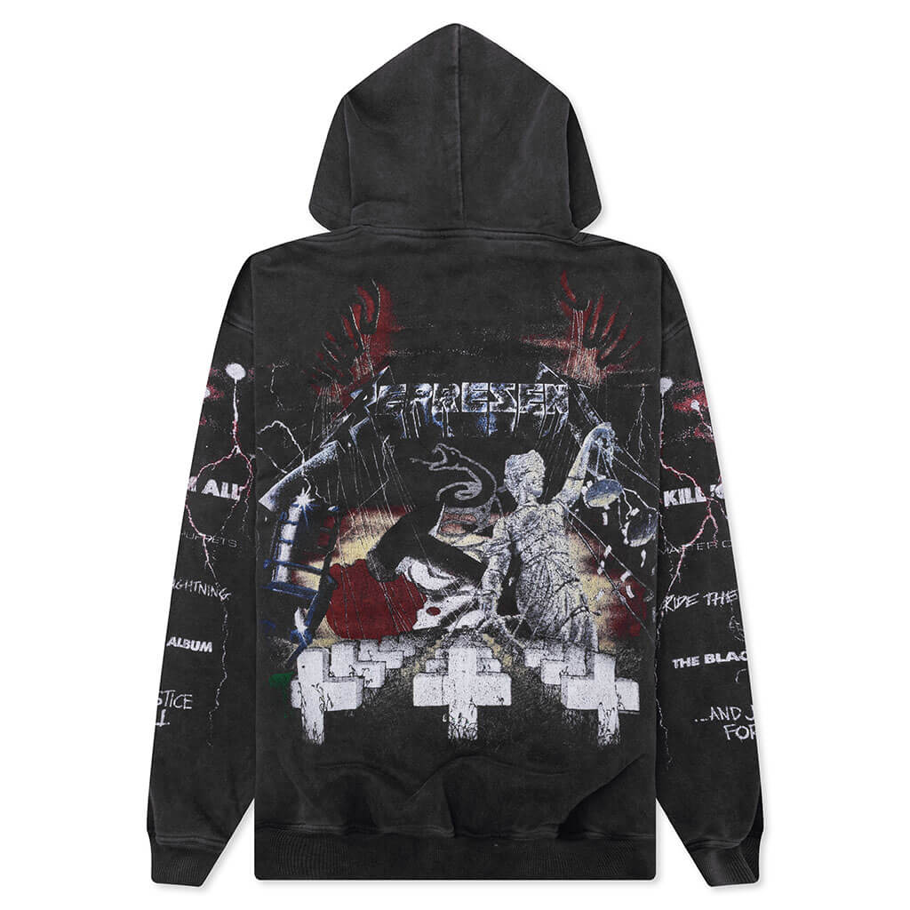 Metallica Master Of Puppets Hoodie - Vintage Grey - Image 2