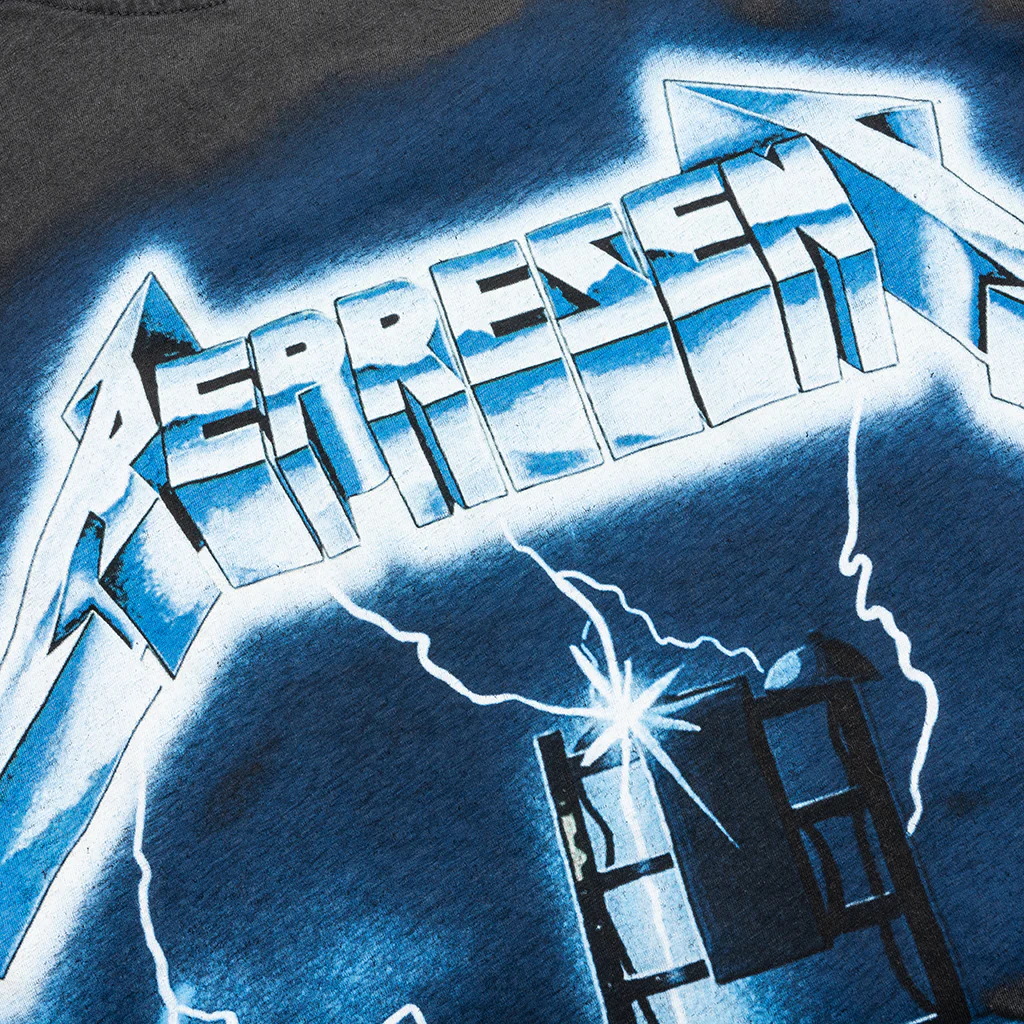 Metallica Ride The Lightning L/S T-Shirt - Vintage Grey - Image 3