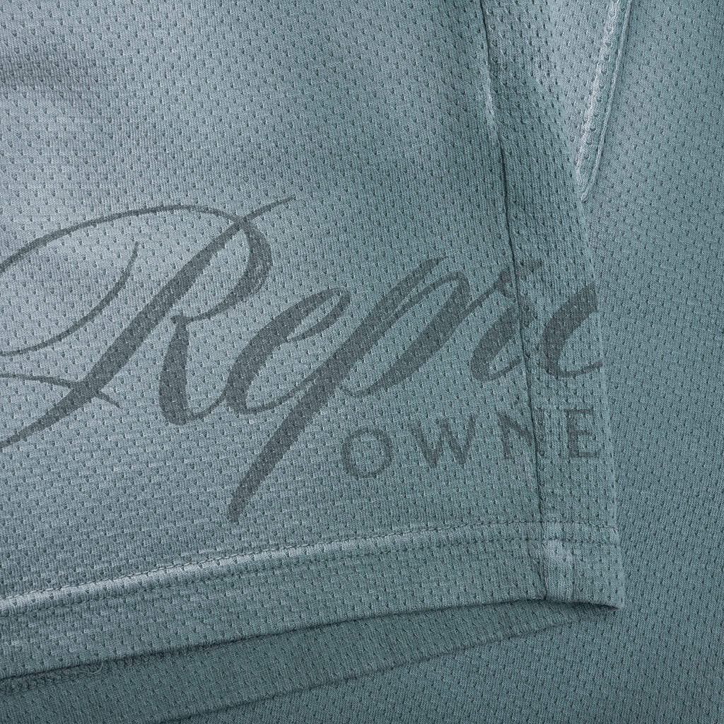 Owner Club Script Mesh Shorts - Vintage Green - Image 3