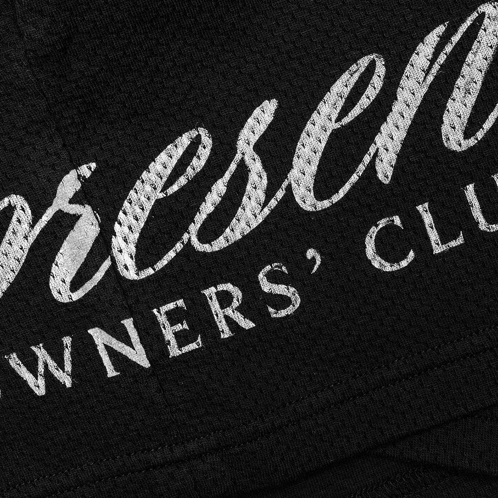 Owners Club Script Mesh Shorts - Black - Image 4