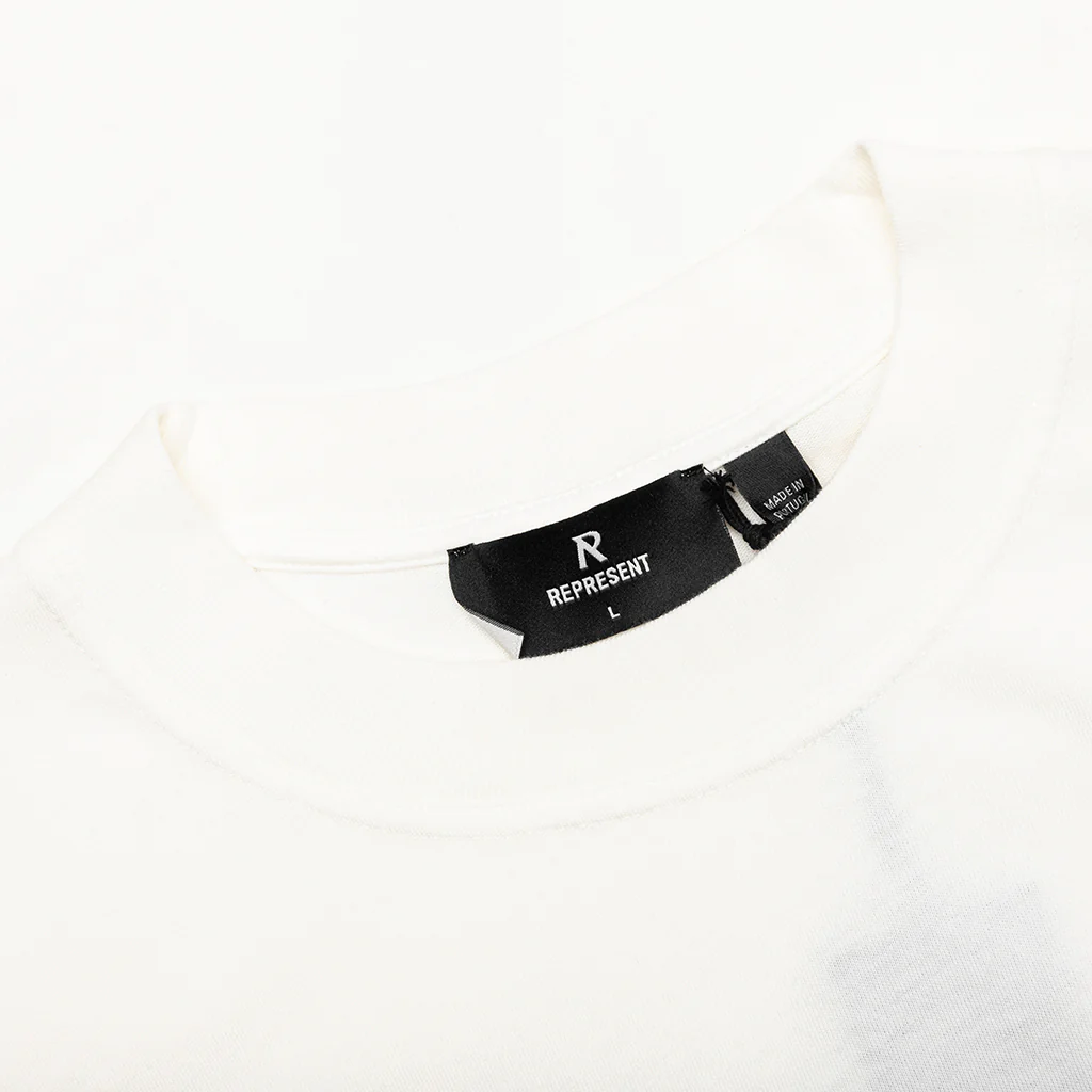 Owners Club Script T-Shirt - Flat White - Image 3