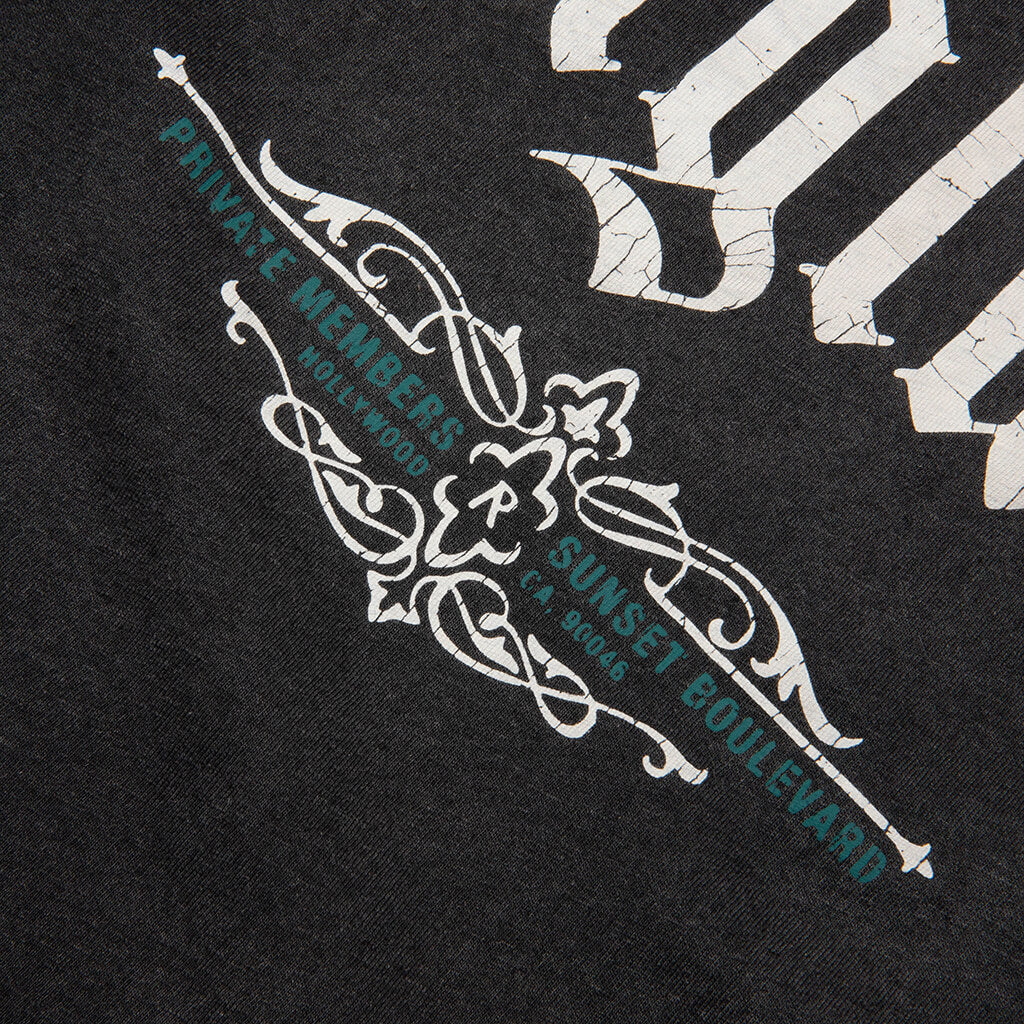 Private Members T-Shirt - Stained Black - Image 4