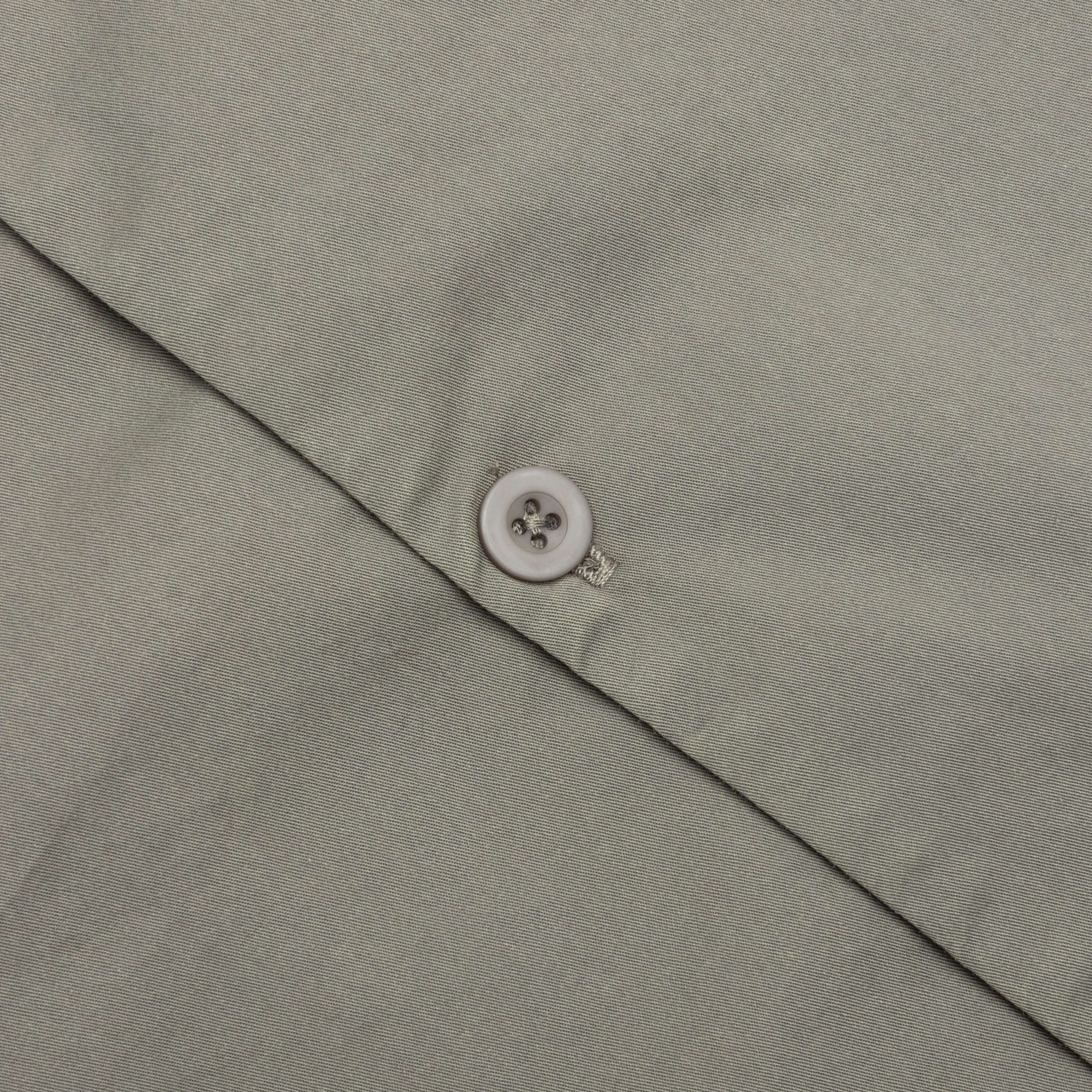 Script Camp Collar Shirt - Washed Khaki - Image 4