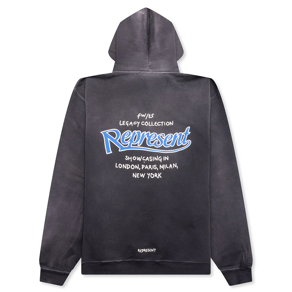 Showcasing Hoodie - Stained Black - Image 2