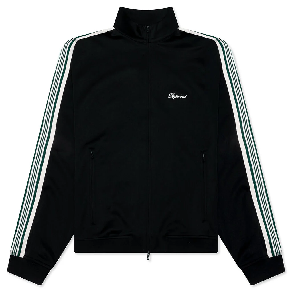Taped Track Jacket - Jet Black
