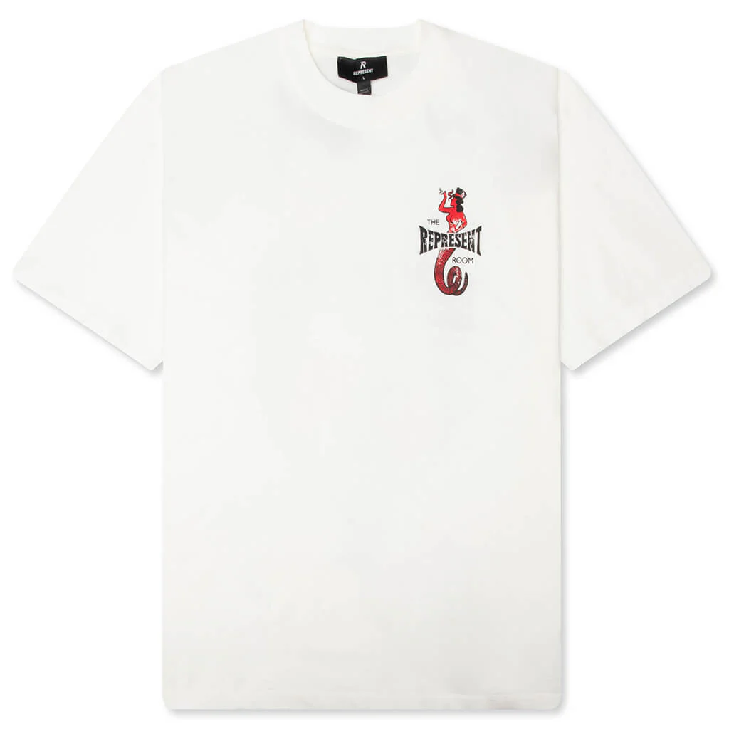 Represent x The Viper Room Dice T-Shirt - Flat White