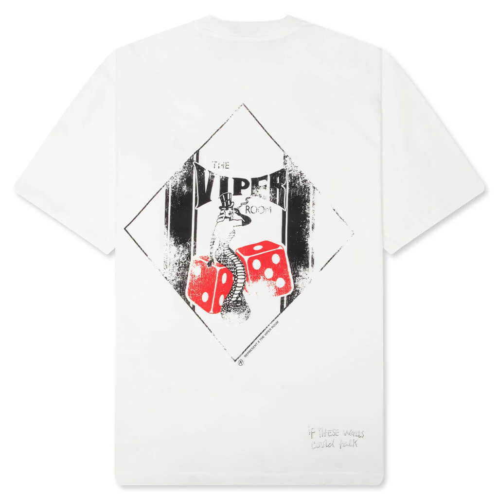 Represent x The Viper Room Dice T-Shirt - Flat White - Image 2