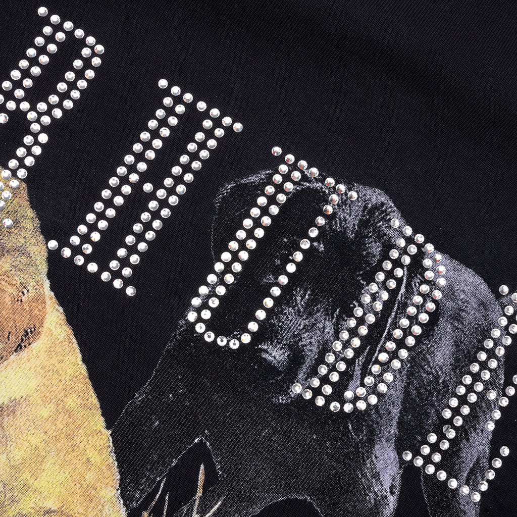 Rhinestone Hunting Dog Tee - Vintage Black - Image 3