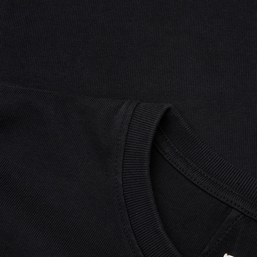 Rhude Athletic Tee - Vintage Black/White - Image 3
