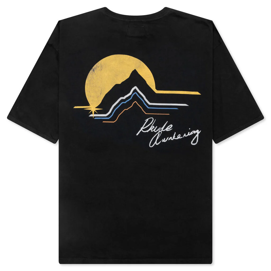 Rhude Awakening Tee - Vintage Black - Image 2