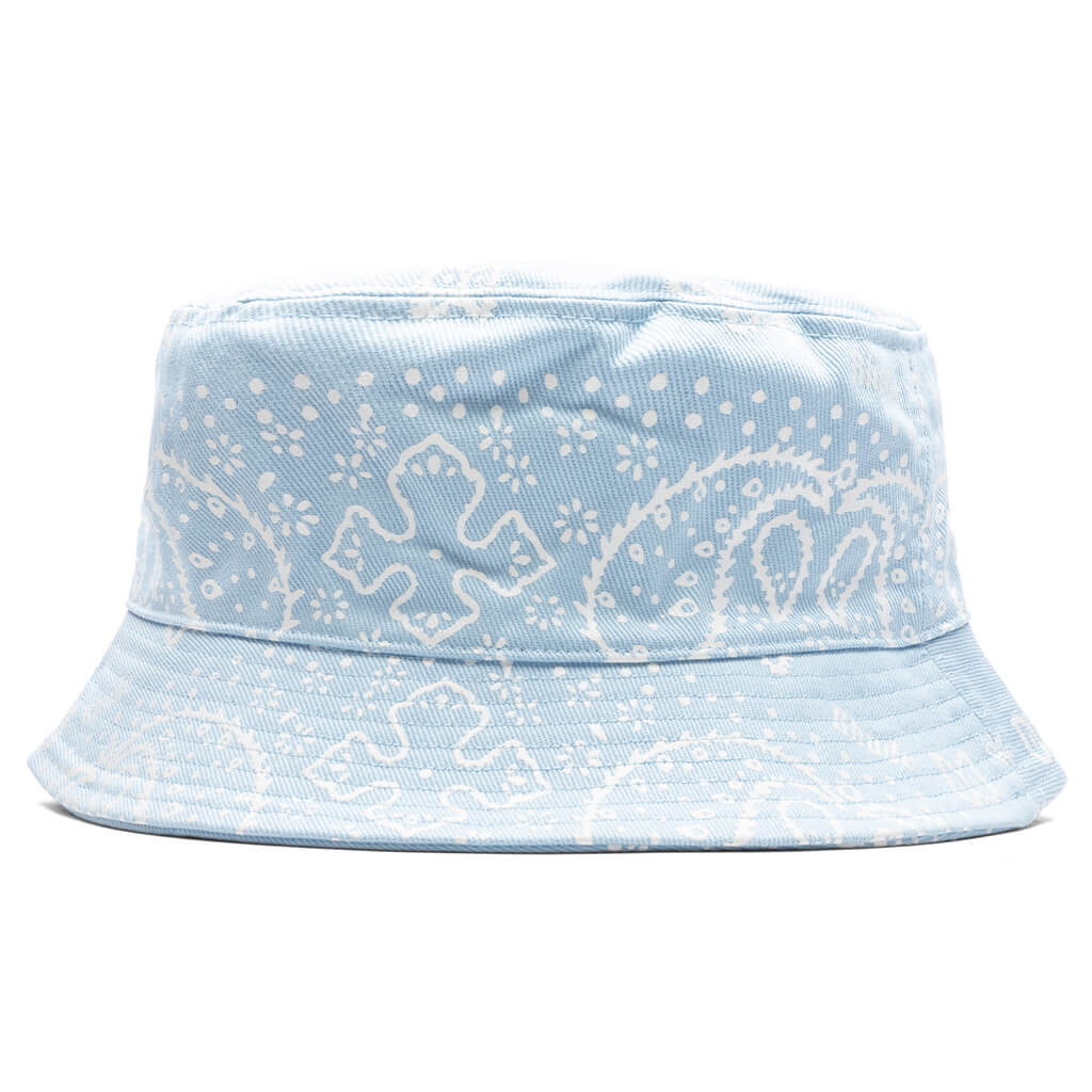 Bandana Canvas Bucket Hat - Blue/White - Image 2