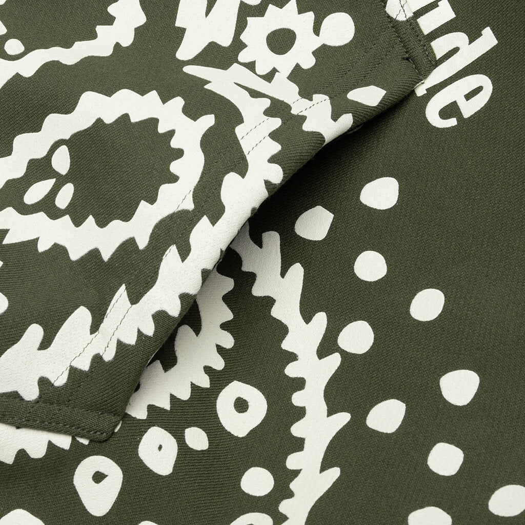 Bandana Hoodie - Olive - Image 5