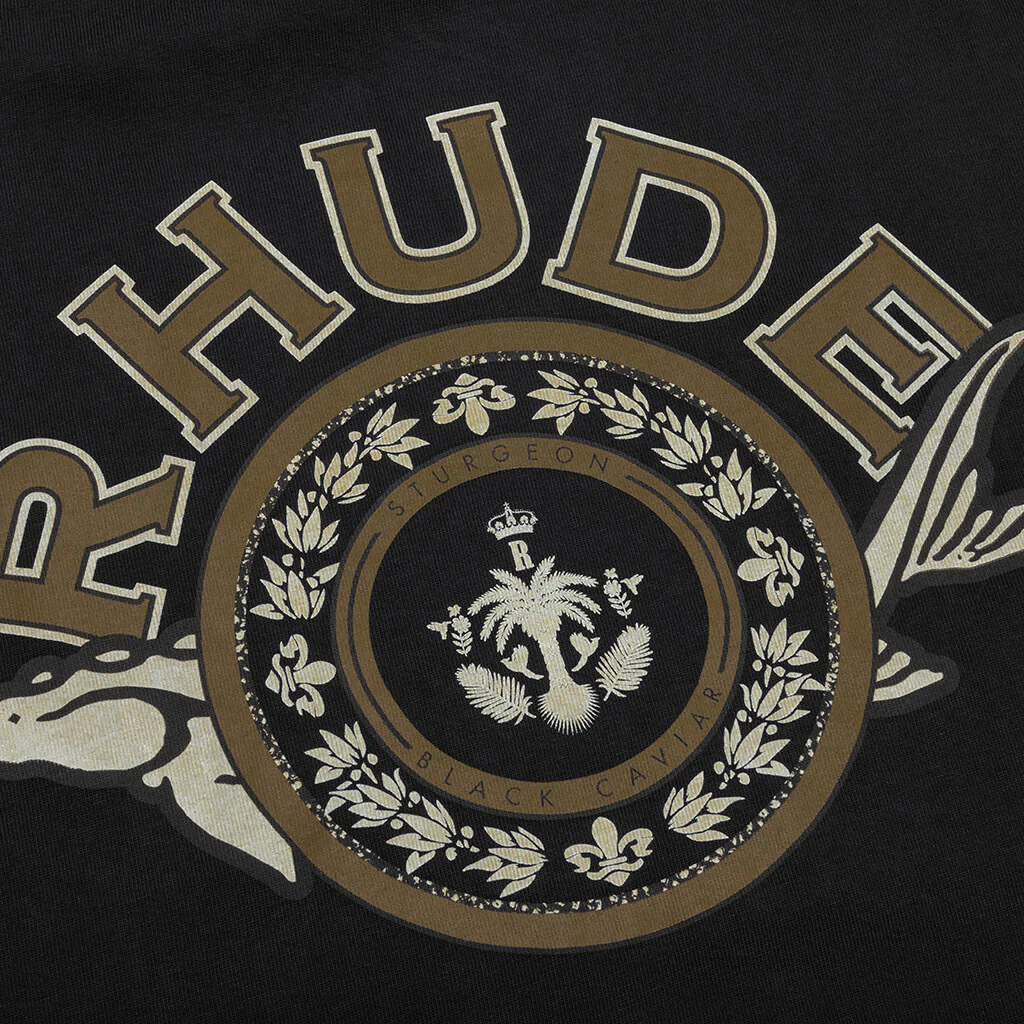 Rhude Black Caviar Tee - Vintage Black - Image 3