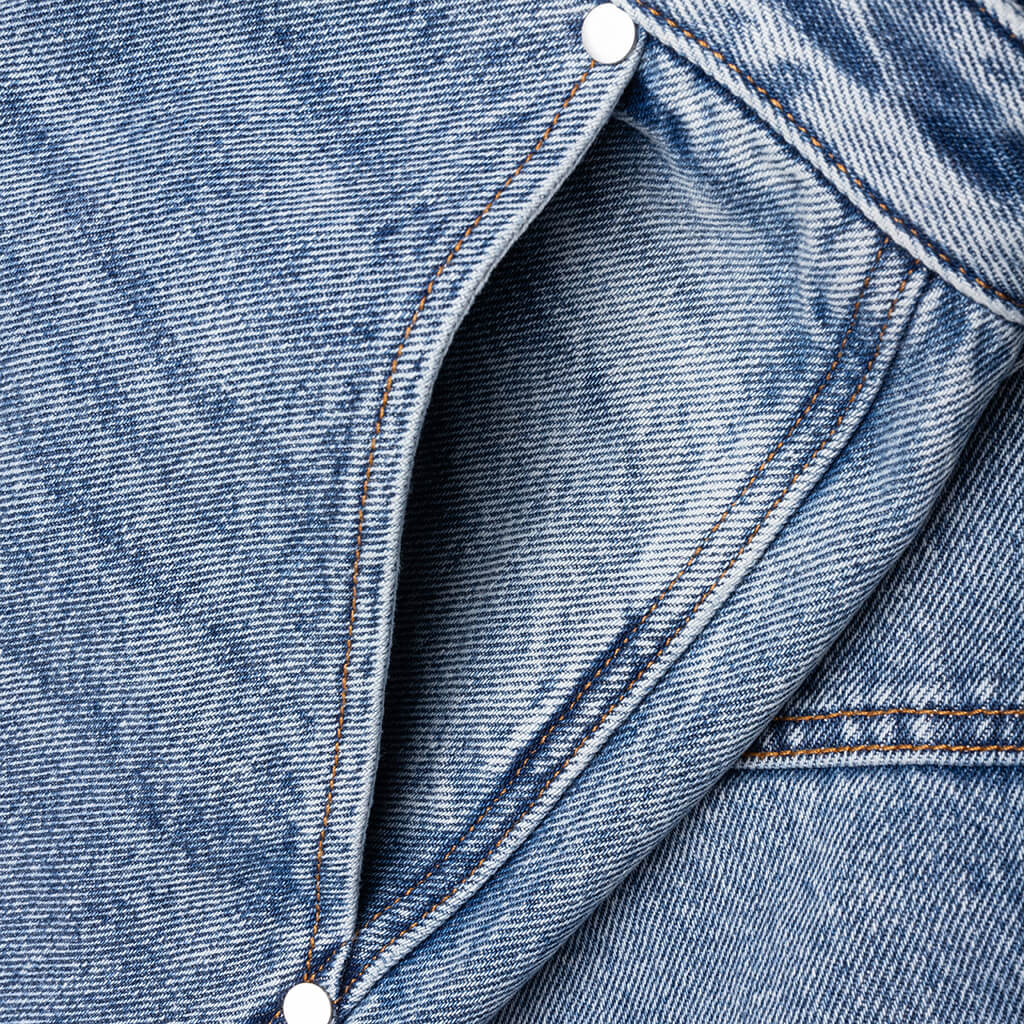 Cargo Denim Baggy Short - Bay Indigo - Image 5