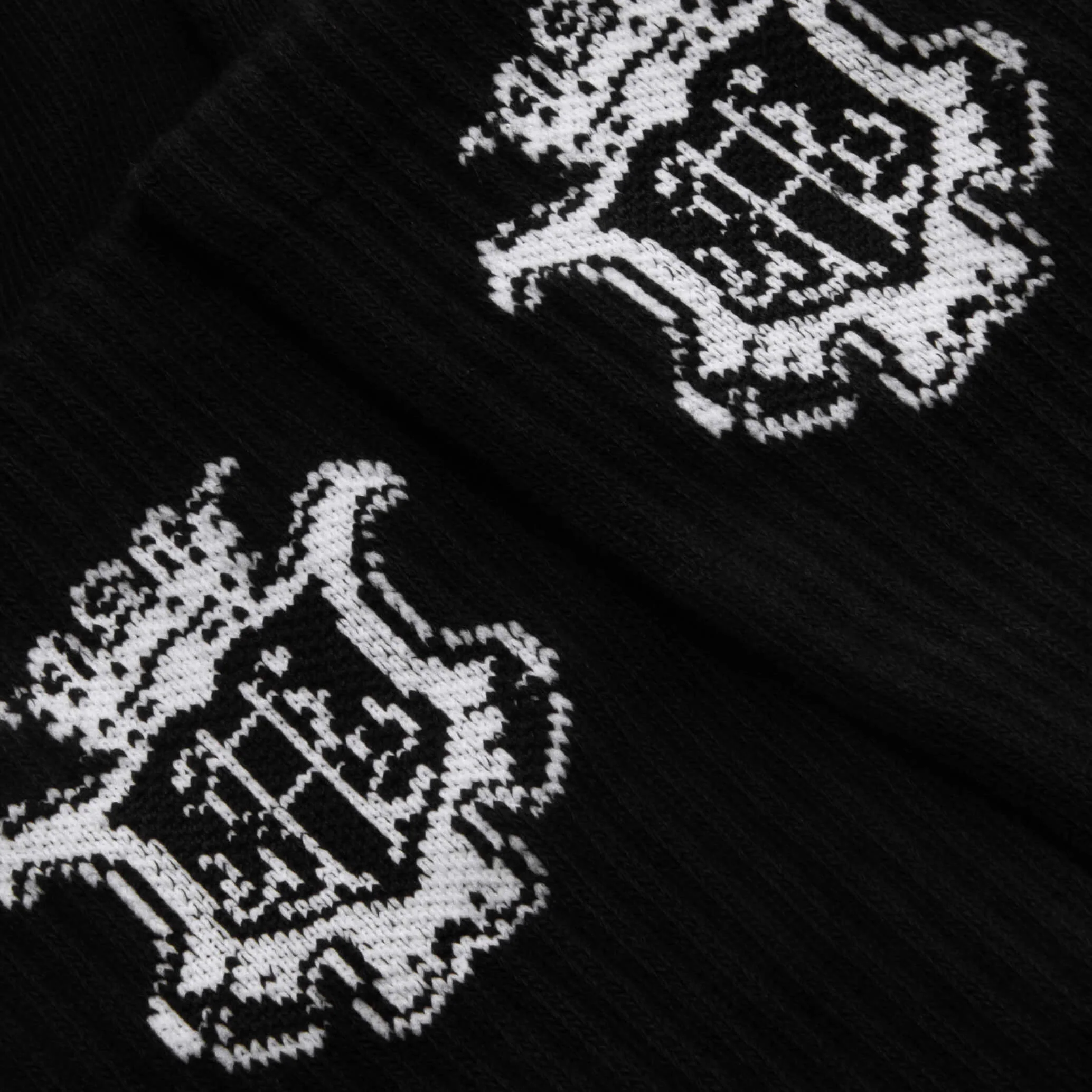 Chateau Crest Sock - Black/White - Image 2