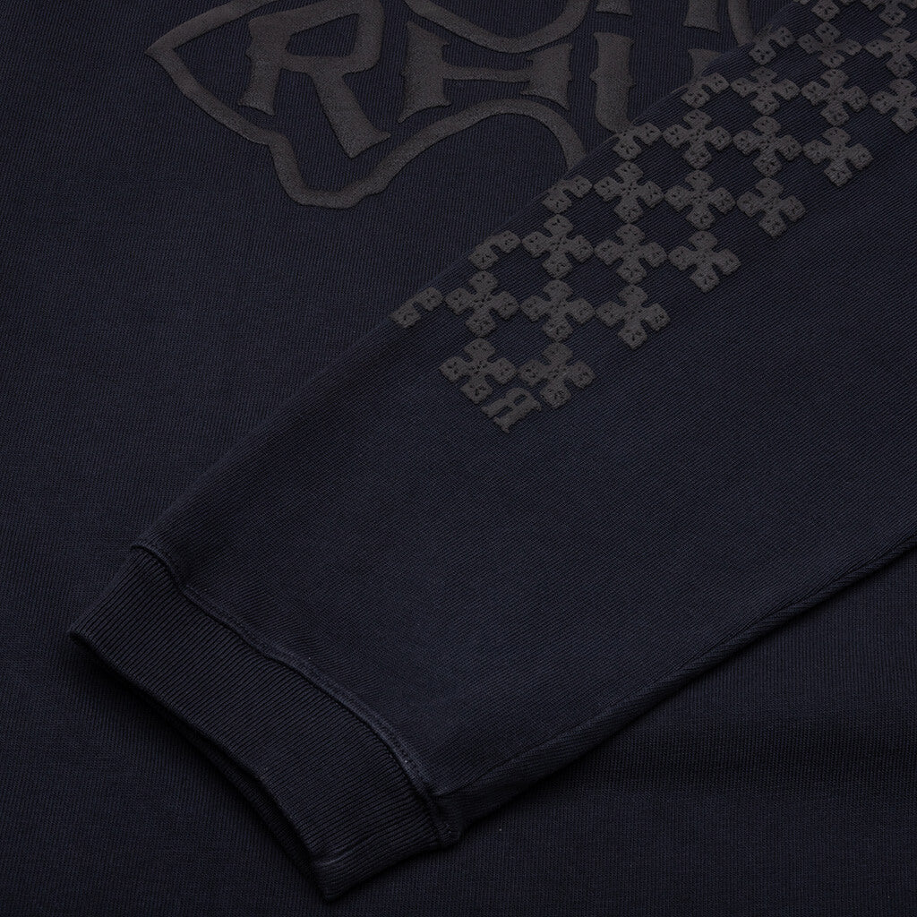 Rhude Cross Logo L/S Tee - Vintage Black - Image 4