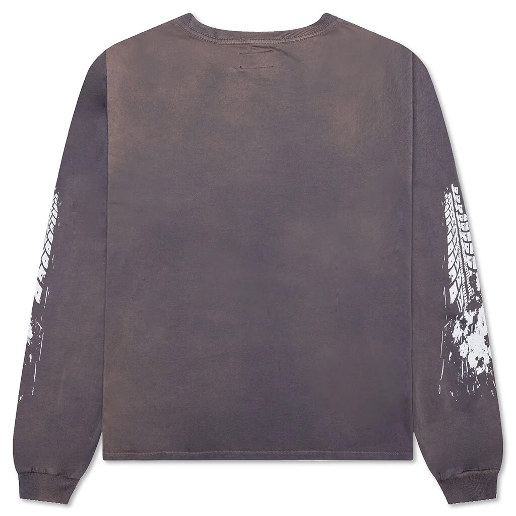 Dakar 91 L/S Tee - Vintage Grey - Image 2