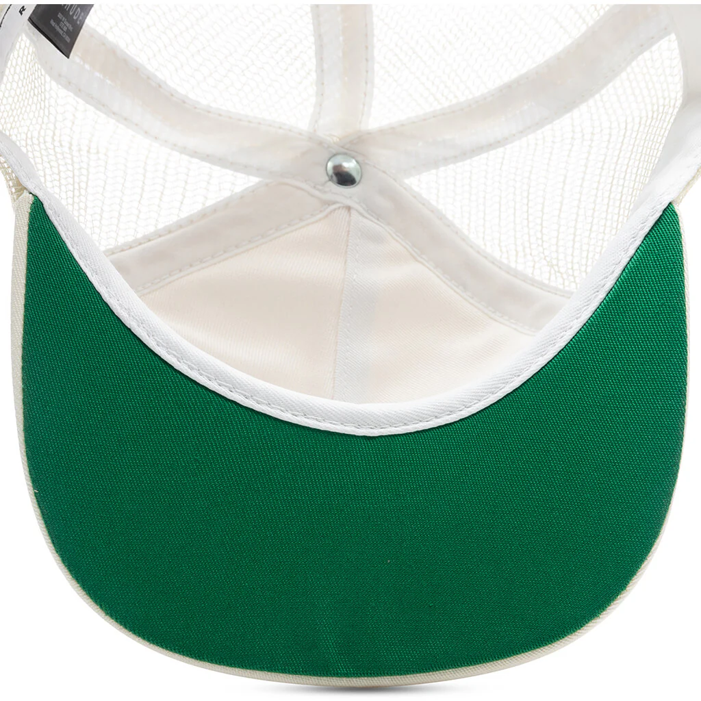 Diamond Trucker Hat - Tan/White - Image 5