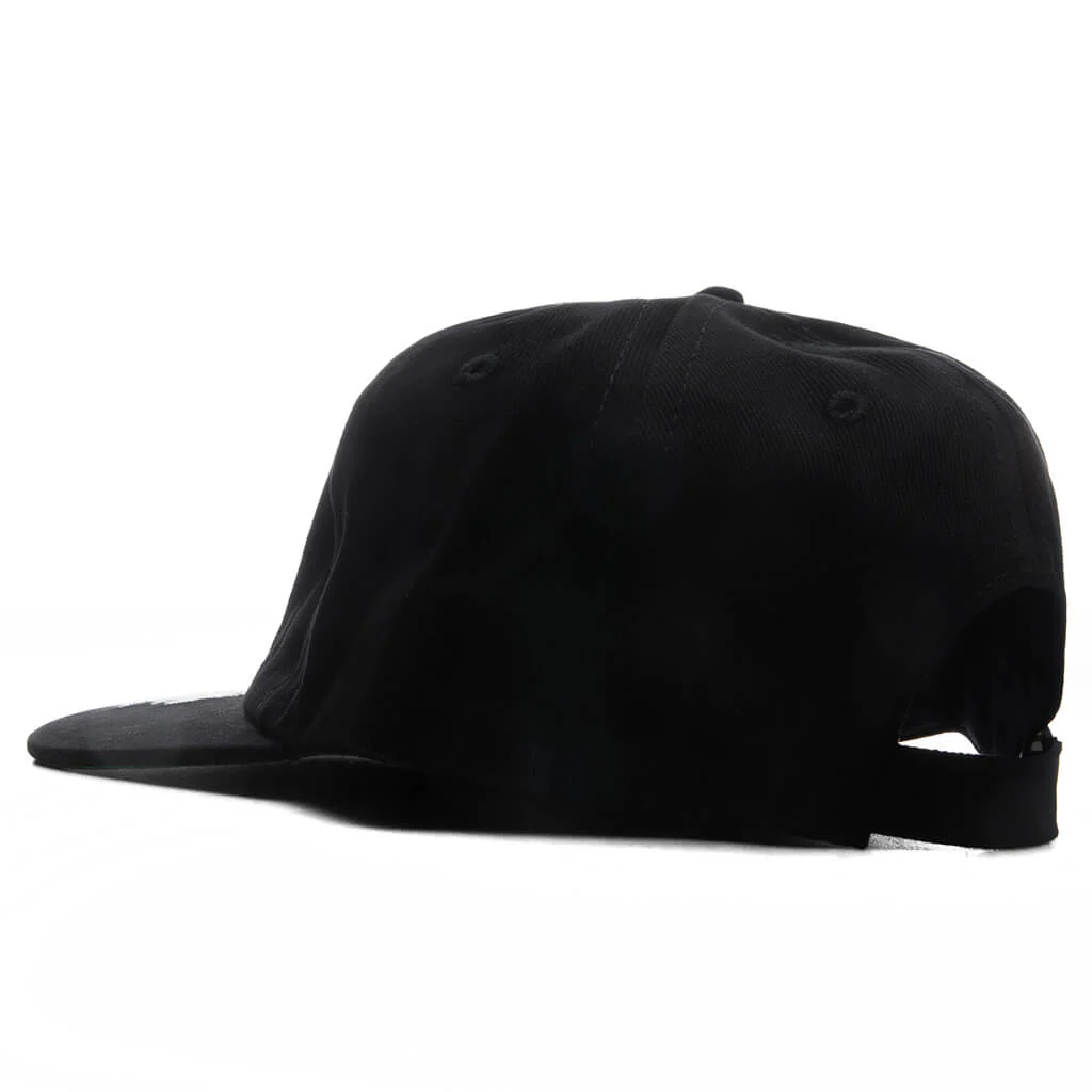 Grand Cru Crest Curved Brim Hat - Black/White - Image 4