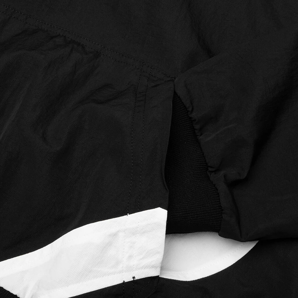 Lago Soccer Jersey Hoodie - Black/White/Red - Image 6