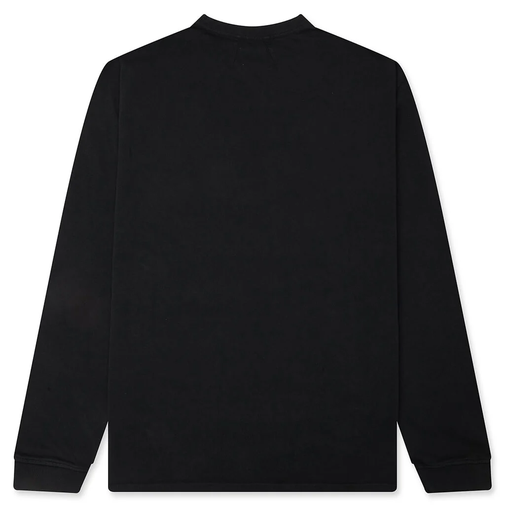 Montenegro Regatta L/S Tee - Vintage Black/Navy/Green - Image 2
