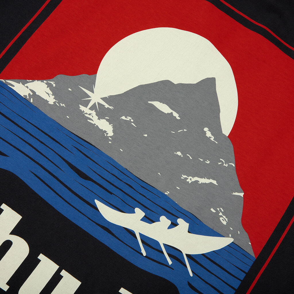 Moonlight Regatta Tee - Vintage Black/Red/Blue - Image 4