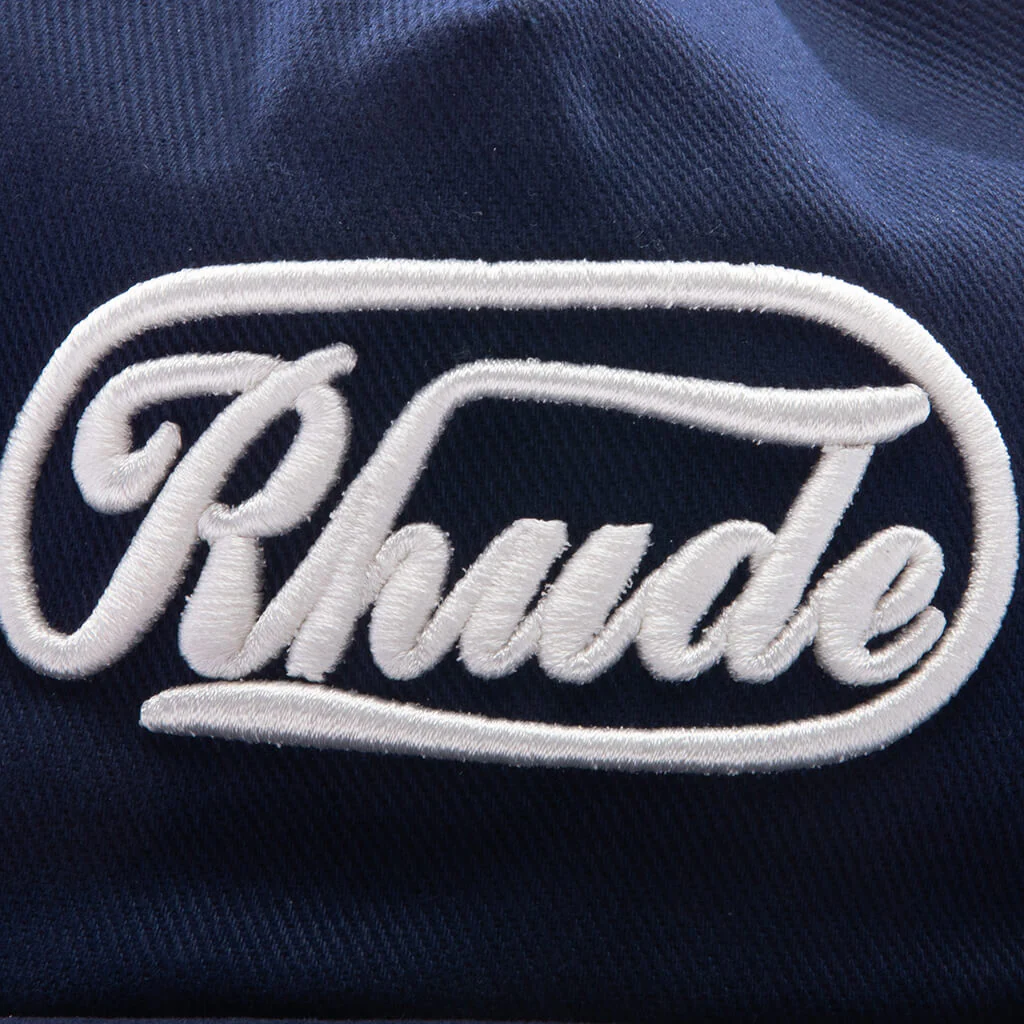 Patch Trucker Hat - Navy/White - Image 2