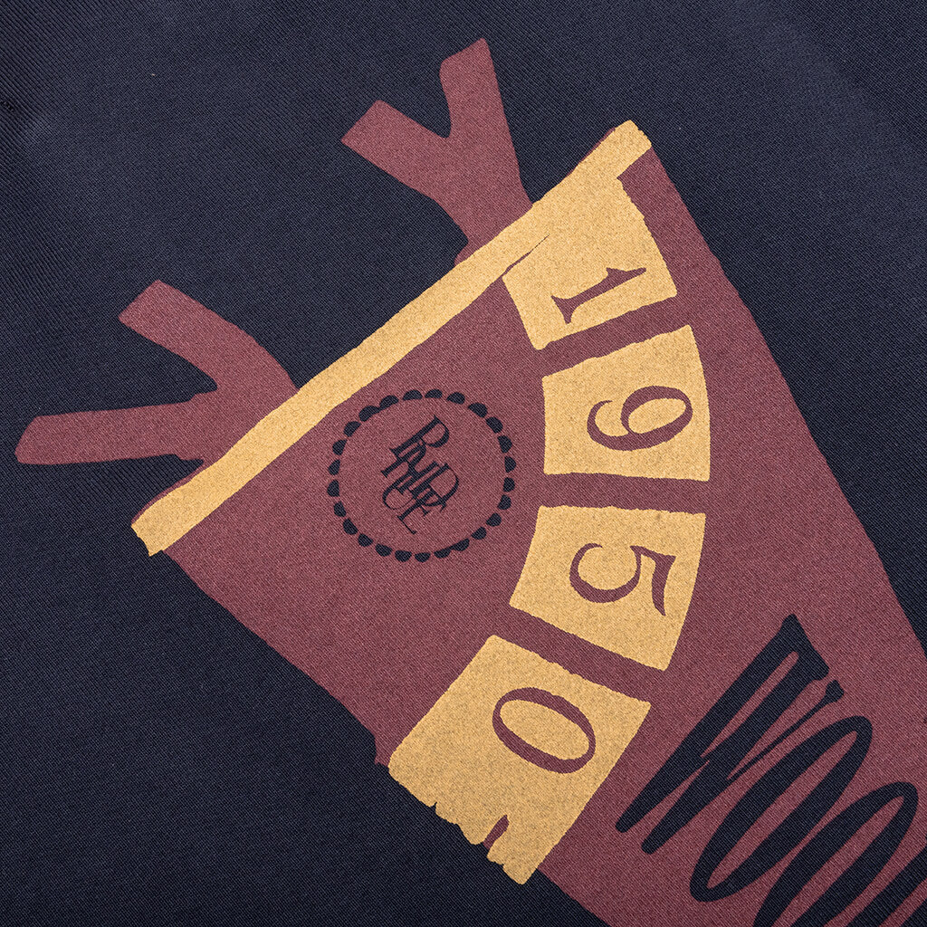 Pennant Flag Crewneck - Vintage Black - Image 4