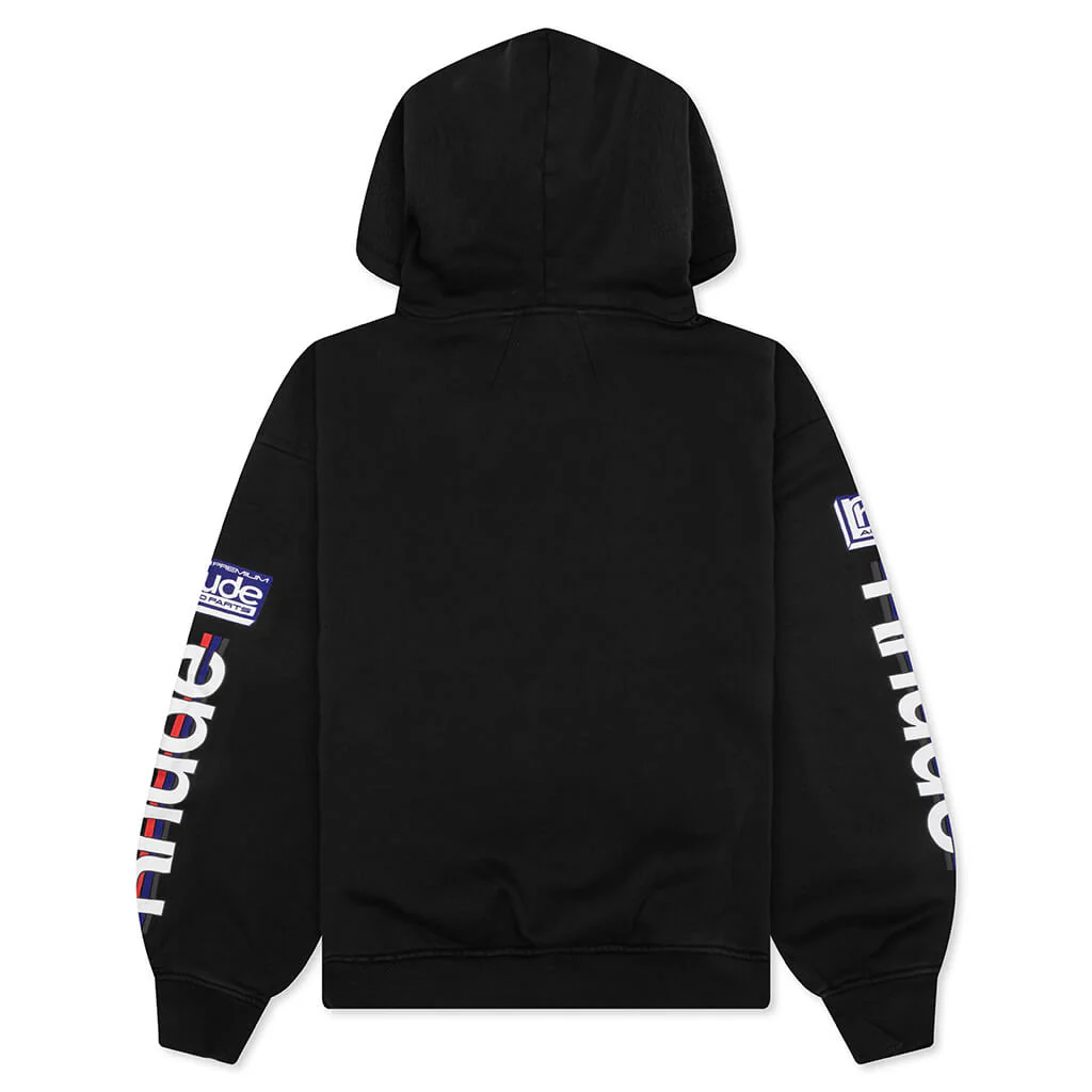 Petrol Patch Hoodie - Vintage Black - Image 2