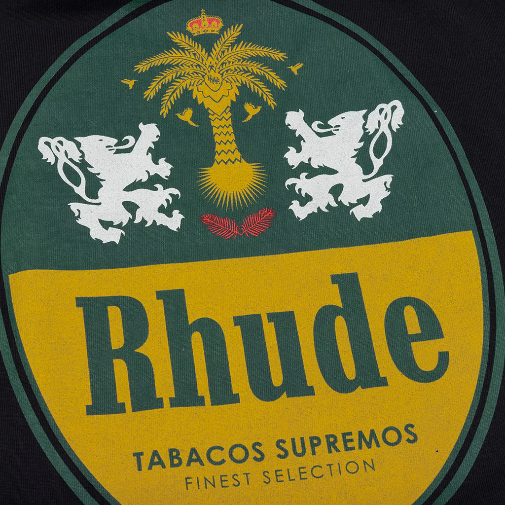Rhude Tabaco Tee - Vintage Black - Image 4