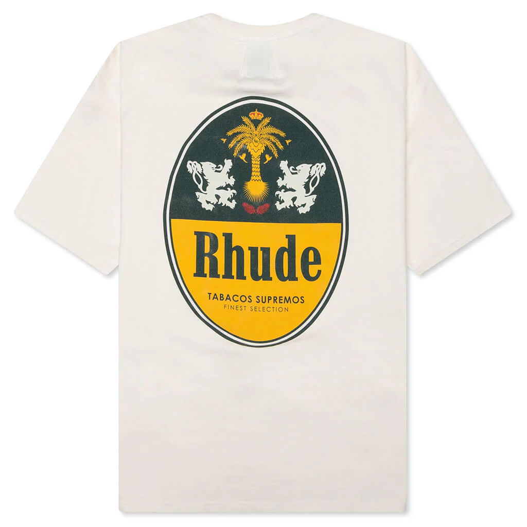 Rhude Tabaco Tee - Vintage White - Image 2