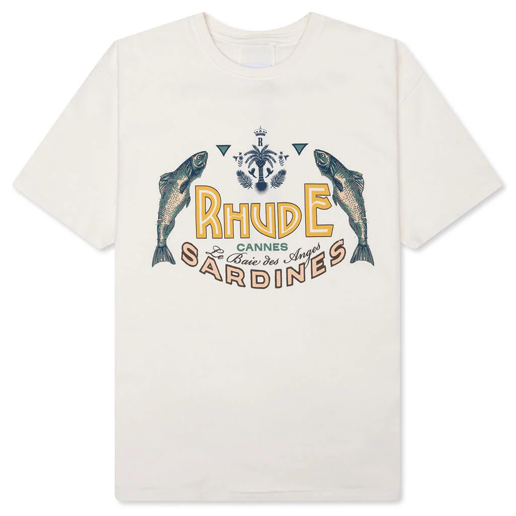 Rhude Sardines Tee - Vintage White