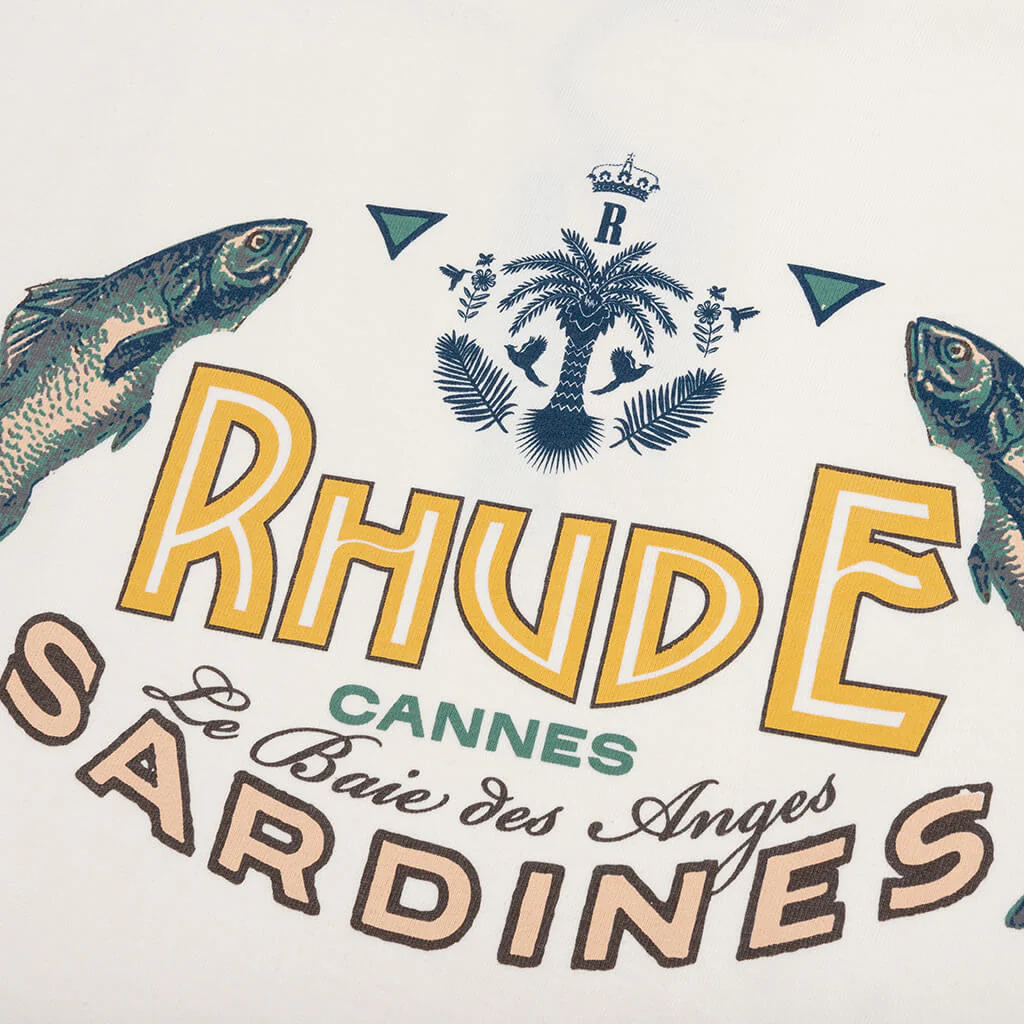 Rhude Sardines Tee - Vintage White - Image 3