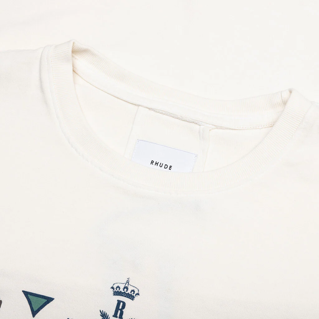Rhude Sardines Tee - Vintage White - Image 4