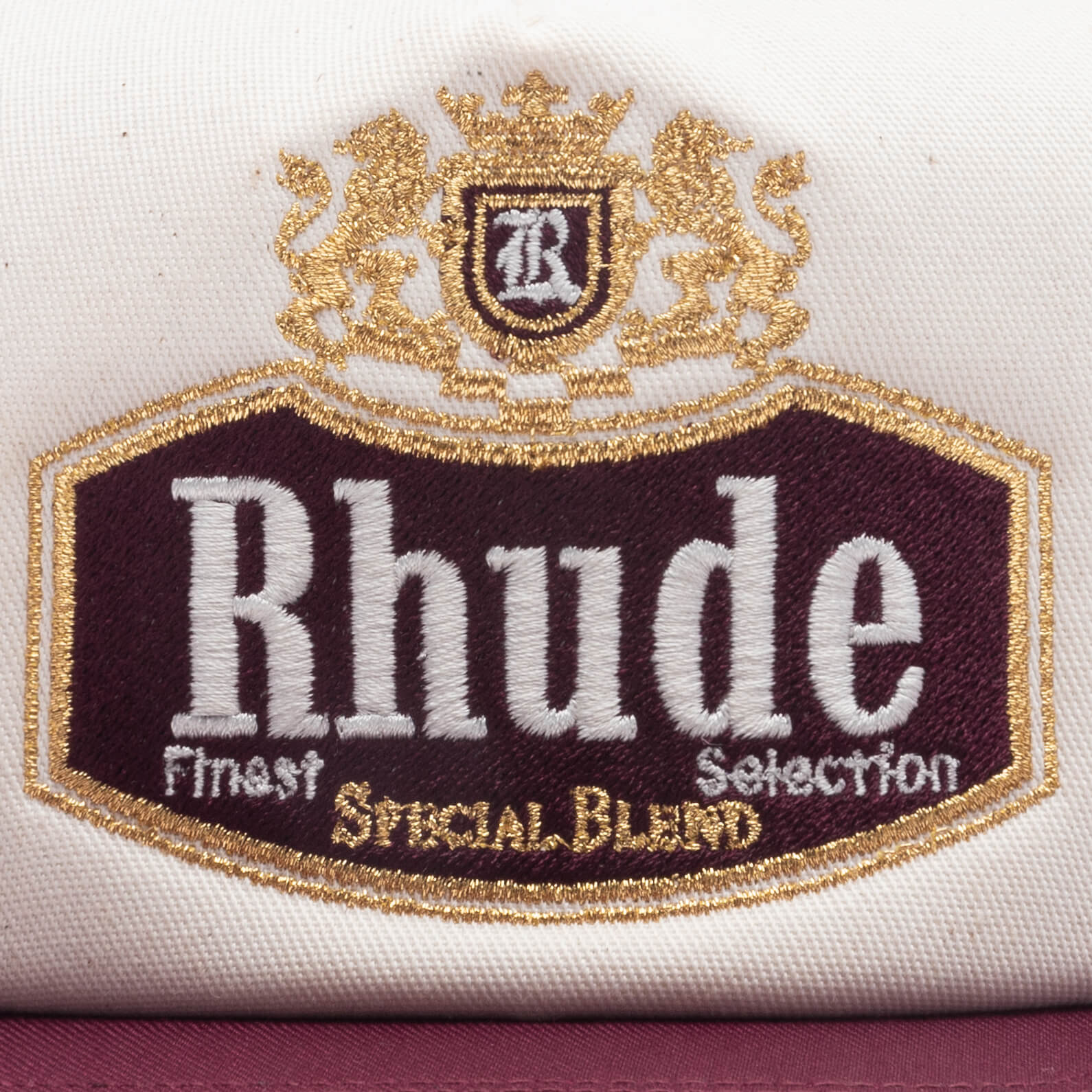 Special-Blend Trucker Hat - Maroon/Off-White - Image 2