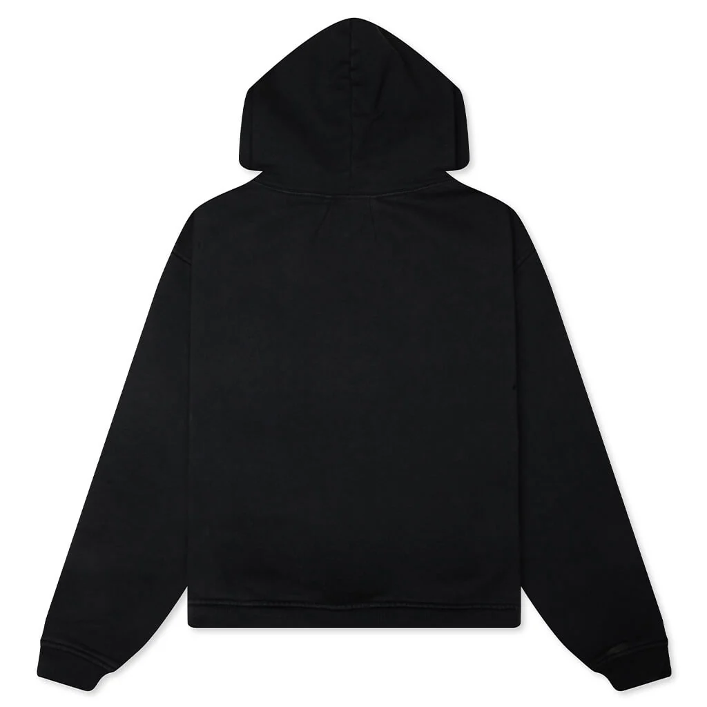 Split Petrol Logo Hoodie - Vintage Black/Red/Blue - Image 2