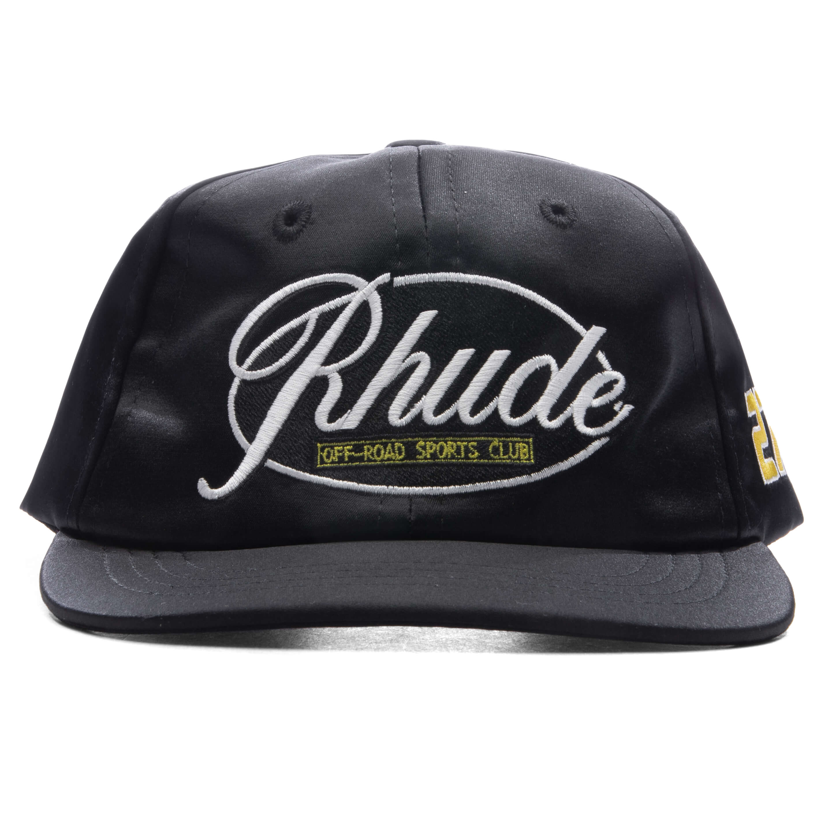 Sports Club Curved Brim Hat - Black