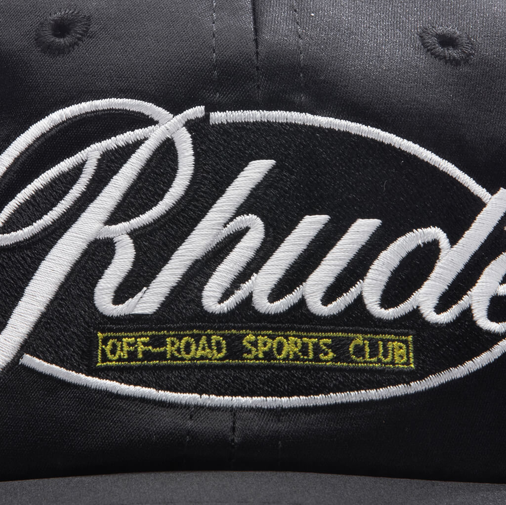 Sports Club Curved Brim Hat - Black - Image 2