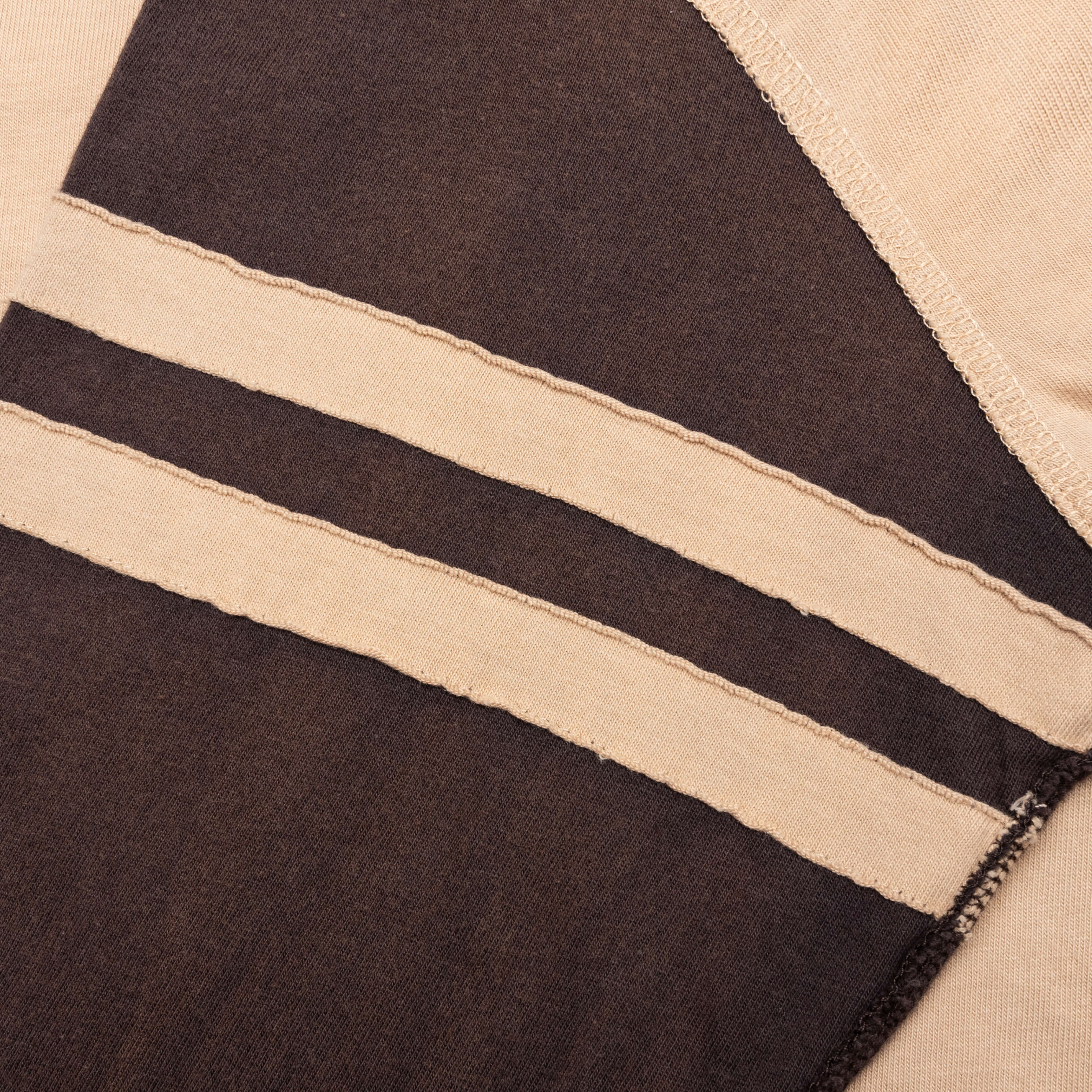 Triple R Contrast L/S Tee - Khaki/Black - Image 4